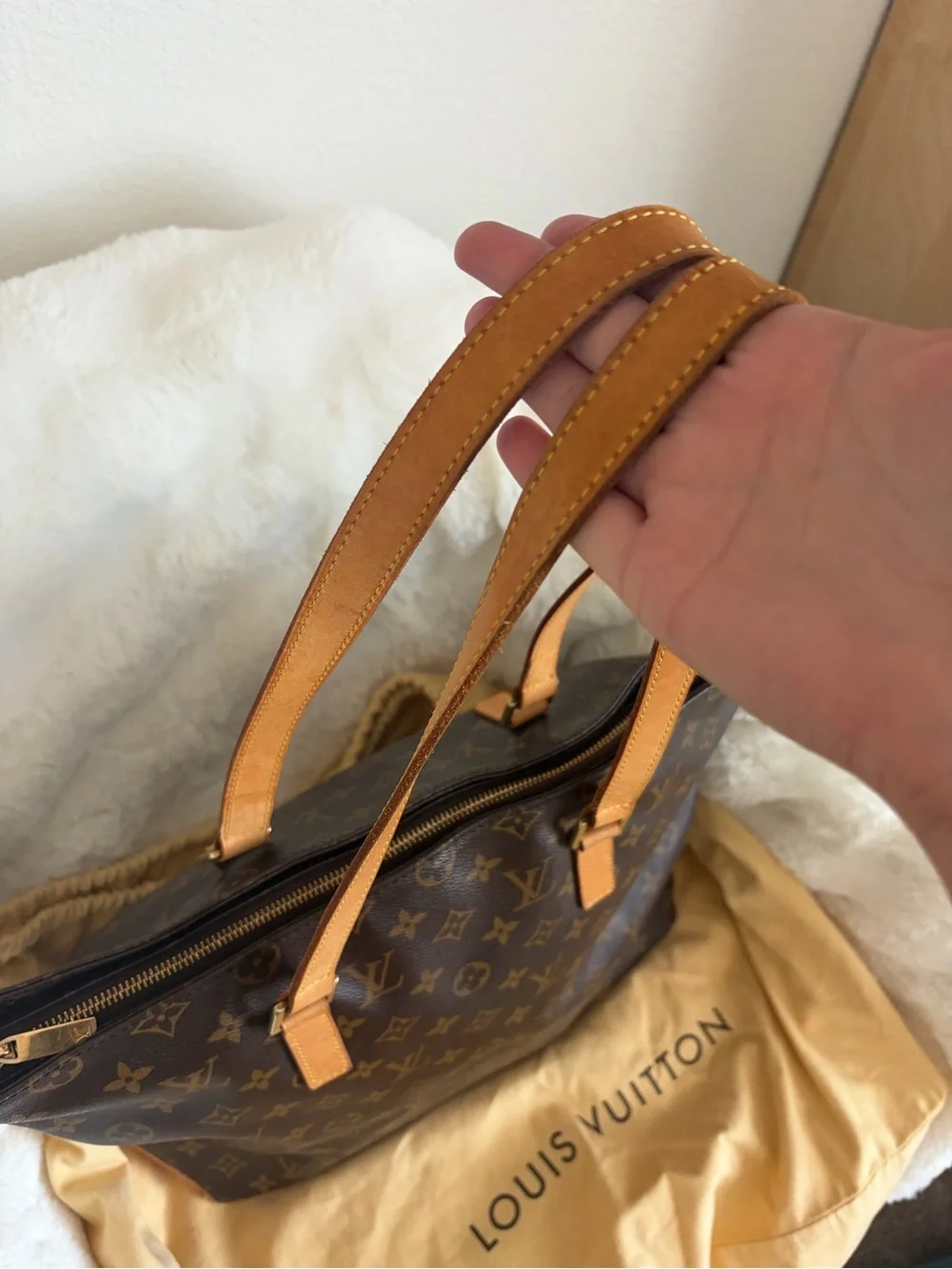 Louis Vuitton Monogram Mezzo Tote with Dust bag and COA